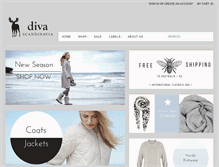 Tablet Screenshot of divascandinavia.com.au